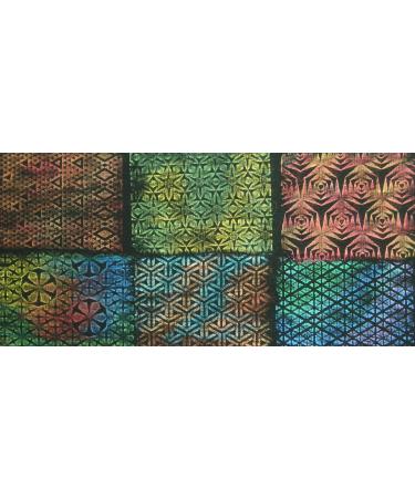 Cedar Canyon Textiles Artist's Paintstiks Rubbing Plates Triangles 6-Pack
