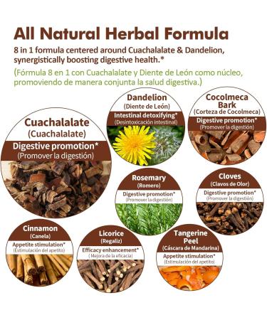 Buy Digestive Health Drops - Corteza de Cuachalalate & Cocolmeca for Gut Cleanse Stomach Detox & Ulcer Support - 2oz International Shipping - Buy Online on GoSupps.com