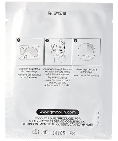 G.M. Collin Instant Radiance Anti-Aging Eye Patch - 5 Count - Buy Online on GoSupps.com