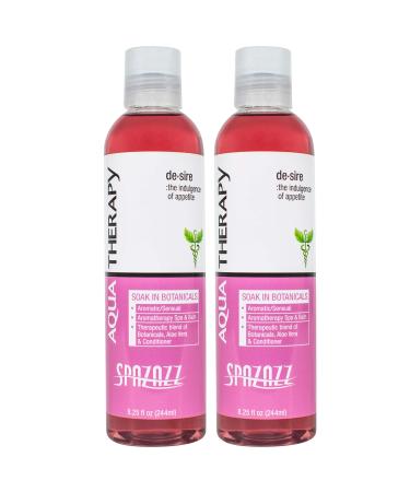 Spazazz Aqua Therapy de-sire Aromatic Stimulust Elixir (8.25 oz) (2 Pack)