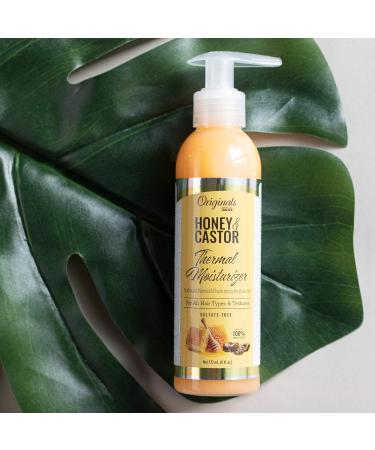 Originals by Africa's Best Honey & Castor Thermal Hair Moisturizer - Sulfate-Free 6 oz | Ideal for All Hair Types & Textures - Buy Online on GoSupps.com