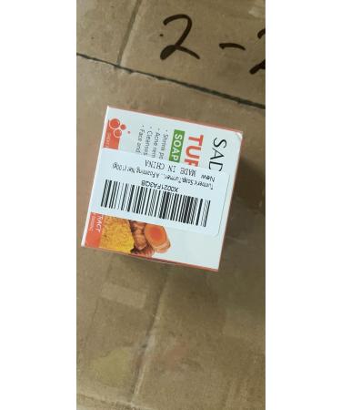 Turmeric Soap Turmeric Brightening Soap Kojic Acid Soap Turmeric Soap Bar Turmeric Soap Bar for Deep Cleansing Women's Men's Soap Bar for Face & Body with A Foaming Net (100g) - Buy Online on GoSupps.com