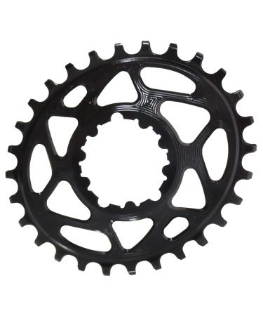 absoluteBLACK SRAM Oval Direct Mount Traction Chainring Black/6mm Offset, 32t