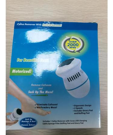 Rechargeable Electric Callus Remover for Feet - 6 Attachments Cornal Remover & Pedicure Set - Best Foot Care Device - Buy Online on GoSupps.com