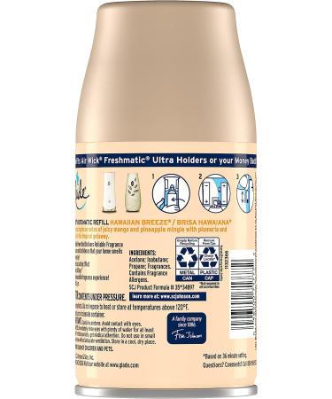 Glade Automatic Spray Refill Hawaiian Breeze 6.2 Oz 3 Count - Home and Bathroom Air Freshener - Buy Online on GoSupps.com