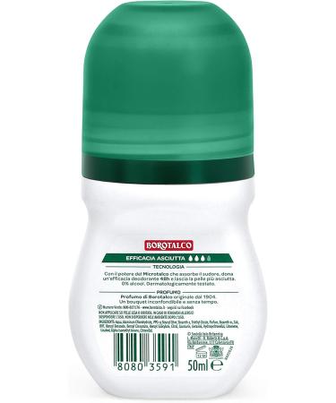  Borotalco Borotalco Roll-On Original Deodorant - 50 ml - Buy Online on GoSupps.com