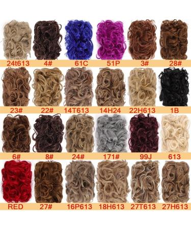 Messy Bun Hair Piece for Women Messy Bun Hair Piece Wave Curly Hair Buns Extension with Combs Synthetic Thick Chignon Hairpiece Clip in Ponytail Scrunchies Hair Pieces for Women Fake Hair Accessorie 16p613 - Buy Online on GoSupps.com