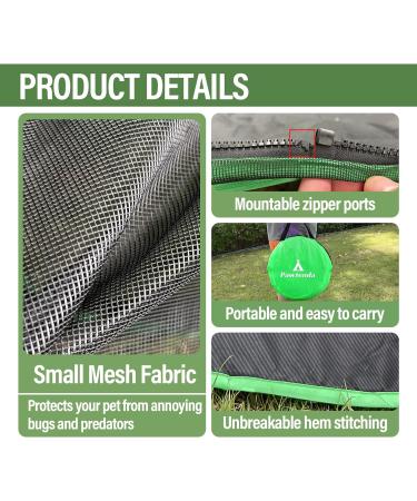 Pawtenda Outdoor Cat Enclosures for Indoor Cats Portable Cat Tents for Outside Outdoor Catio Enclosed Cat Playpen with Tunnel Pet Tents for Cats Rabbit Puppy and Other Small Animal 2-in-1 cat enclosures set - Buy Online on GoSupps.com