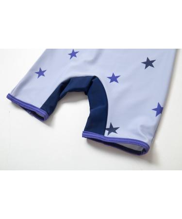 BONVERANO Baby Boys Swimsuit UPF 50+ with Sun Hat - 3 Months Purple - Buy Online on GoSupps.com