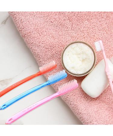 Beavorty 12pcs Firm Toothbrushes - Full Head Manual Hard Bristles Toothbrush for Teeth Cleaning and Whitening - Adults Women Men - Random Color - Buy Online on GoSupps.com