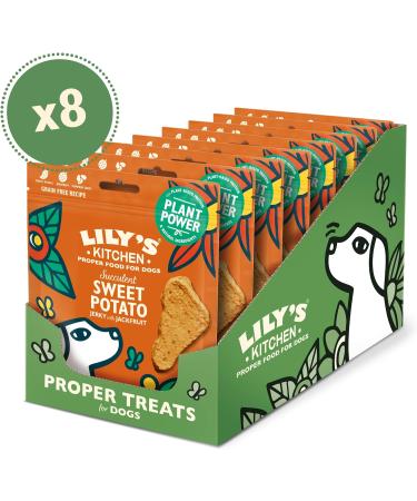 Lily's Kitchen Plant Power Sweet Potato & Jackfruit Jerky Dog Treats (8 x 70g) - Buy Online on GoSupps.com