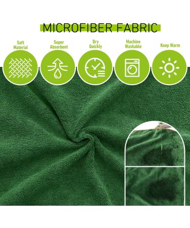 Dog Drying Coat Bathrobe Towel Microfibre Material Fast Drying Super Absorbent Dog Bath Robe Pet Quick Drying Moisture Absorbing with Adjustable Collar and Waist (Green Large) Large CS-Green - Buy Online on GoSupps.com
