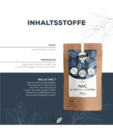 Buy SANUTRITION NAC Powder 150g - High-Quality N-Acetyl Cysteine Supplement Made in Austria - 100% Pure No Additives Ships Internationally - Buy Online on GoSupps.com