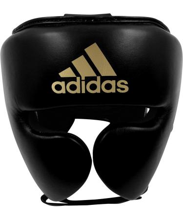 adidas adiStar Pro Boxing Headguard Black/Gold XL - Premium Protection for Combat Sports | International Shipping Available - Buy Online on GoSupps.com