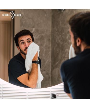 Stubble & Stache Men's Face & Beard Wash | Fragrance-Free Daily Cleanser with Niacinamide Aloe Vera & Green Tea - 3.4 fl oz - Buy Online on GoSupps.com