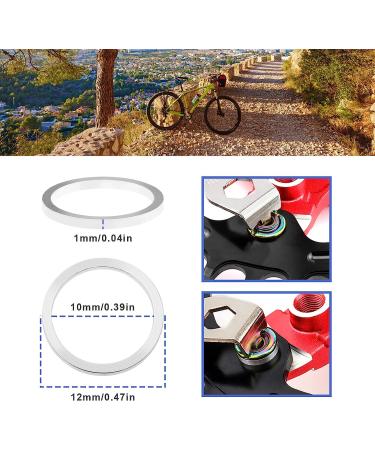 10PCS Aluminum Alloy Chainring Bolt Spacers - 10mm Inner Diameter, 2mm Thickness | Bike Chainwheel Conversion Gasket - Buy Online on GoSupps.com