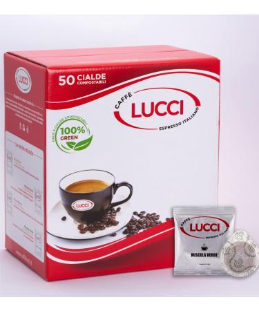 caffè Lucci 50 paper pods 44 mm Green mix