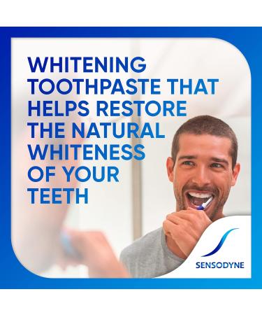 Sensodyne Extra Whitening Toothpaste 4oz x 3 & Soft Toothbrush Pack 2 Count Bundle - Buy Online on GoSupps.com