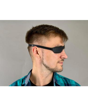 Buy Premium Leather Eye Patch for Men & Women | Slim Design for Left Eye - Stylish & Comfortable - Buy Online on GoSupps.com