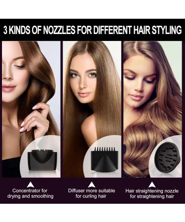 2000W Ionic Hair Dryer - Fast Drying 3 Heat/2 Speed Settings With Diffuser & Nozzles - Ideal for Home & Travel - Buy Online on GoSupps.com