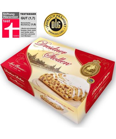 Buy Original Dresden Christmas Stollen 1000g Gift Box - Authentic German Treat | LEBKUCHEN WELT - Buy Online on GoSupps.com
