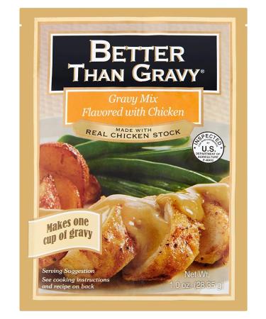 Better Than Gravy Chicken Gravy Mix 1.0 OZ (Pack of 6) - Delicious and Convenient - Buy Online on GoSupps.com