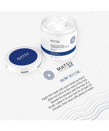 Matsu Moisturizing Therapy Hair Mask | Safflower & Coconut Oil | Treatment for Dry Damaged Hair | Shine & Brightness | All Hair Types Conditioner - Buy Online on GoSupps.com