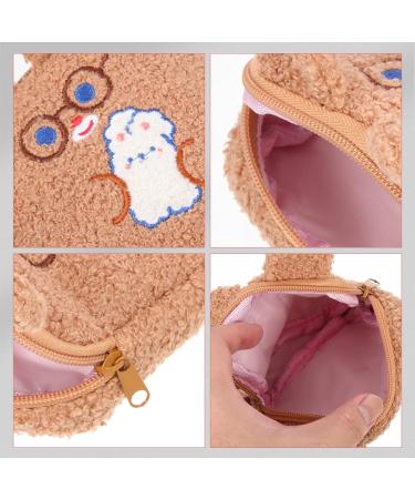 Lurrose 4-Piece Aunt's Towel Pocket Organizer - Stylish Storage Bag for Lipstick Wallet & Coins - Women's Polyester Makeup Pouches (13.5x13.5x4.5cm) - International Shipping Available - Buy Online on GoSupps.com