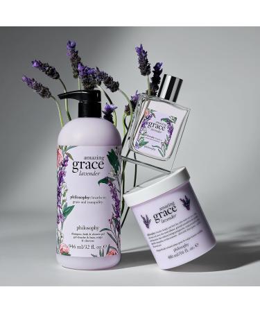 philosophy amazing grace lavender eau de toilette - delicate & enchanting women's perfume - with notes of berries & musk - long lasting fragrance - Buy Online on GoSupps.com