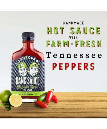 Hoff and Pepper Dang Sauce - Chipotle Lime Hot Sauce & Seasoning 6.7 Fl Oz - Perfect for Veggies & Meat - Buy Online on GoSupps.com