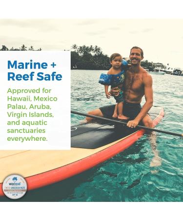 Waxhead Tinted Surf Sunscreen - Reef Safe Organic Zinc Oxide Sunscreen (2oz Tinted) - Buy Online on GoSupps.com