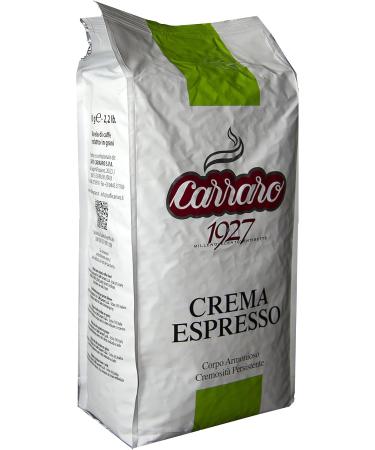 Carraro 1927 Crema Espresso Coffee Beans 1kg - Buy Online on GoSupps.com