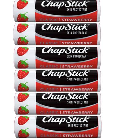 Chapstick Ultimate Collection Pack of 6 Includes Chap Stick Aloha Coconut Candy Cane Cake Batter Chapstick Strawberry Moisturizer Original Pumpkin Pie (Pack of 6 Classic Strawberry Chapstick)