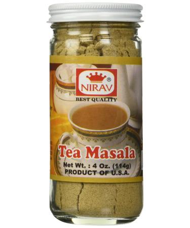 Nirav Tea Masala 4 oz - Ginger, Cinnamon, Cardamom