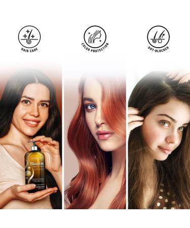 MAJESTIC PURE Biotin Conditioner for Hair Loss - DHT-3 Blocker - Keratin & Rosemary Oil - Sulfate Free - 16 fl oz - Buy Online on GoSupps.com