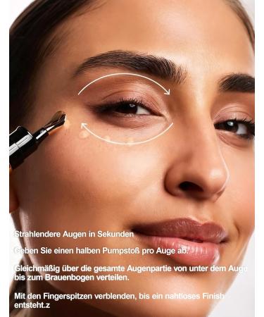  Erinde Erinde Eye Concealer brightening eye cream with anti-aging effect conceals redness dark circles and pigmentation spots high coverage tinted eye cream for skin - Buy Online on GoSupps.com