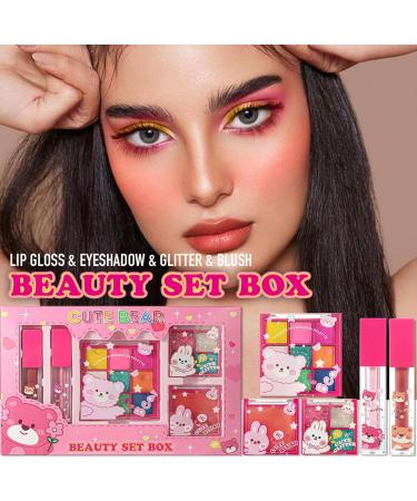 Trousse De Maquillage Femmes Set De Cosm tiques Avec Palette De Fards Paupi res Rouge L vres Blush | Kit De Beaut Visage Pour Voyage Maison En Plein Air cole Petite Amie pouse Amie S ur - Buy Online on GoSupps.com