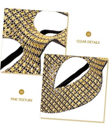 minkissy Eye Patch Eye Mask Decor Masquerade Mask Cosplay Mask for Adults Mask Prop for Women Masquerade Party Mask Animal Mask Props Female Mask European and American Blindfold Rhinestones - Buy Online on GoSupps.com
