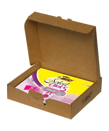 BIC Soleil Click 5 Women's Disposable Razor - 5 Blade with 1 Handle and 10 Cartridges for Smooth Shave - Buy Online on GoSupps.com