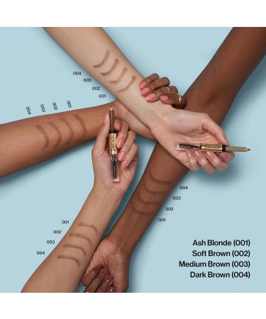 Revlon ColorStay Brow Fantasy 104 Dark Brown - All In One Eyebrow Powder Pencil & Shaping Gel | Smudge-Proof 16HR Long-Lasting Full Brows - Buy Online on GoSupps.com