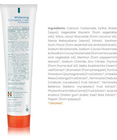 Himalaya Botanique Whitening Toothpaste - Simply Peppermint Dentifrice Naturel Sans Fluorure SLS Gluten et Carragh nane - Enl ve la Plaque et la Mauvaise Respiration 150g (Lot de 5) - Buy Online on GoSupps.com