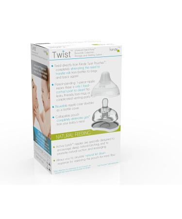 Kiinde Twist Active Latch Fast Flow Nipples for Breast Milk - 2 Pack - Buy Online on GoSupps.com