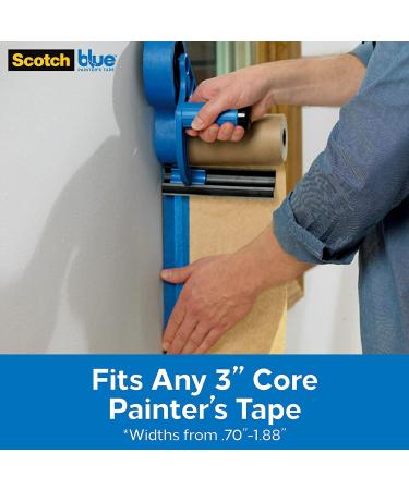 ScotchBlue Painter's Tape and Paper Dispenser  Applies Masking Paper with Painter s Tape to Protect and Cover Surfaces  Tape Dispenser Includes Plastic Blade  Fits 12 Inch Masking Paper - Buy Online on GoSupps.com