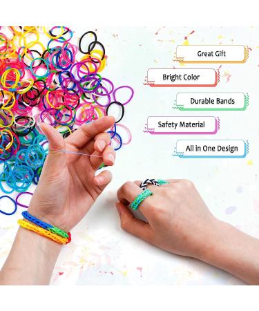 Inscraft 21900+ Loom Bands Refill Kit with Organizer - 20000+ Rubber Bands, 41 Colors, 1000 Clips, 280 Beads, 5 Tassels, 5 Crochet Hooks - Bracelet Making Set for Boys and Girls - Ideal Christmas Gift - Buy Online on GoSupps.com