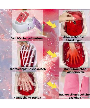 Bain de Paraffine Electrique 5L - Bain de Cire pour Mains et Pieds avec Soulagement Douleurs Musculaires/Arthrite Hydratation Intense Peau S che - Soin Spa Chez Vous & Salon de Beaut Professionnel - Buy Online on GoSupps.com