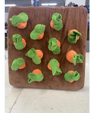 HICAS Dog Carrot Plush Snuffle Mat Toy for Foraging and Stress Relief - Buy Online on GoSupps.com