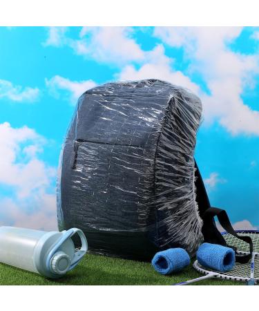 Moukeren 50 Pcs Transparent Waterproof Backpack Rain Cover 30-40L for Outdoor Activities - Buy Online on GoSupps.com