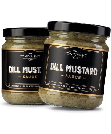 The Condiment Company Dill Mustard Sauce 190g - Pack of 1 - Buy Online on GoSupps.com