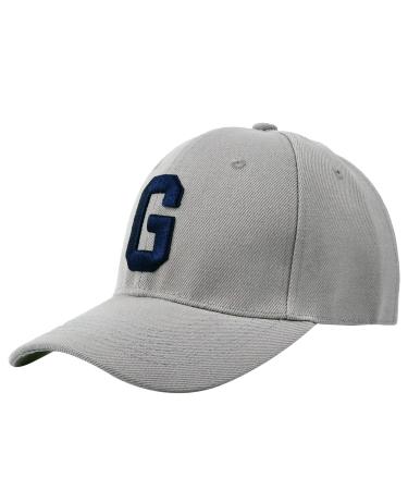 National Negro League Grays Baseball Hats for Men #20 Josh Gibson Cap Adjustable Buckle Strap Hat for Women Outdoor Indoor G Grey