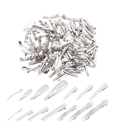 Pandahall 140 pcs. 14 styles hair clips flat alligator hair clip bobby pin hair clip snap hair tools diy hair tools accessories for women